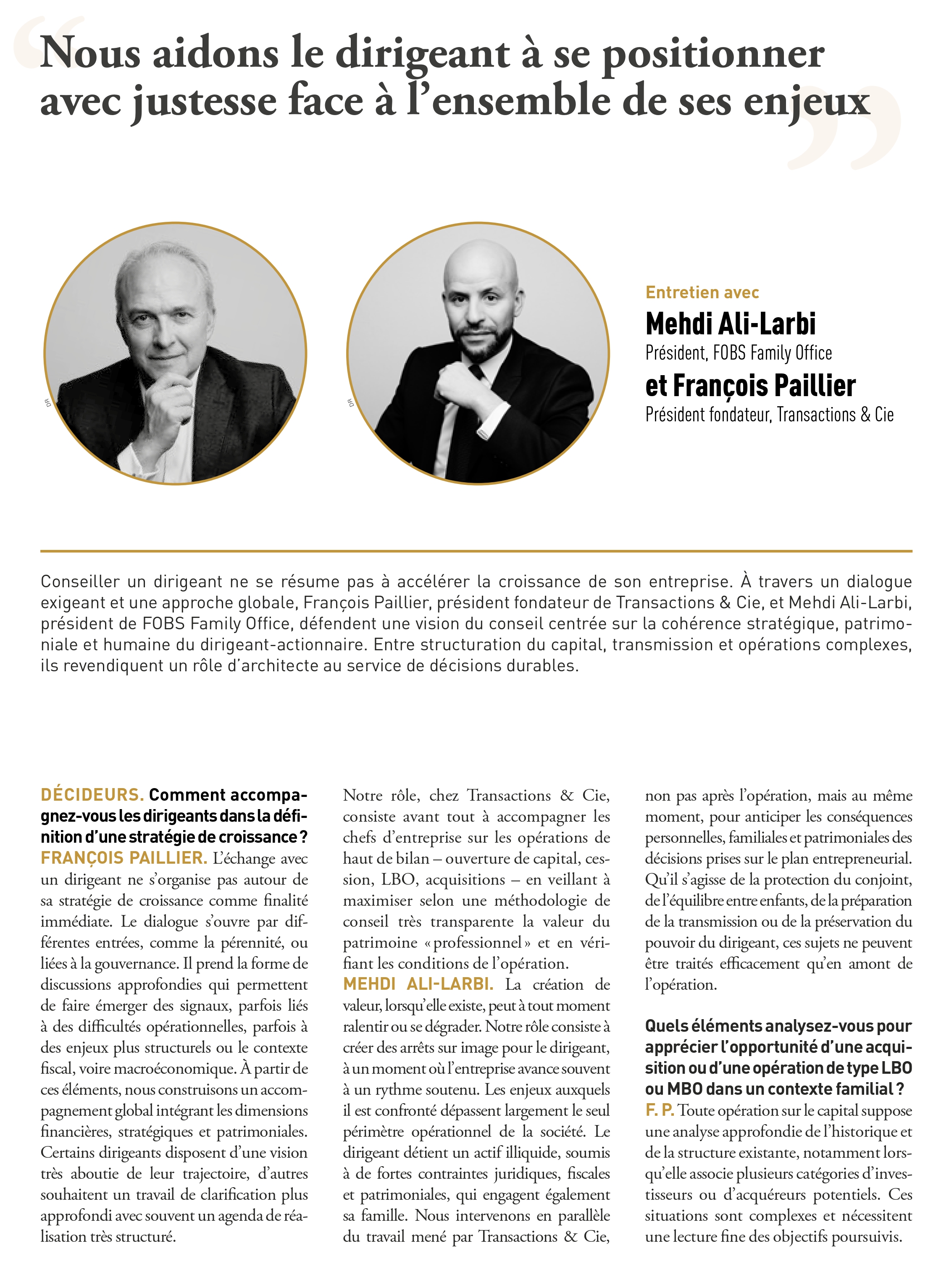 Page 1 – Article FOBS